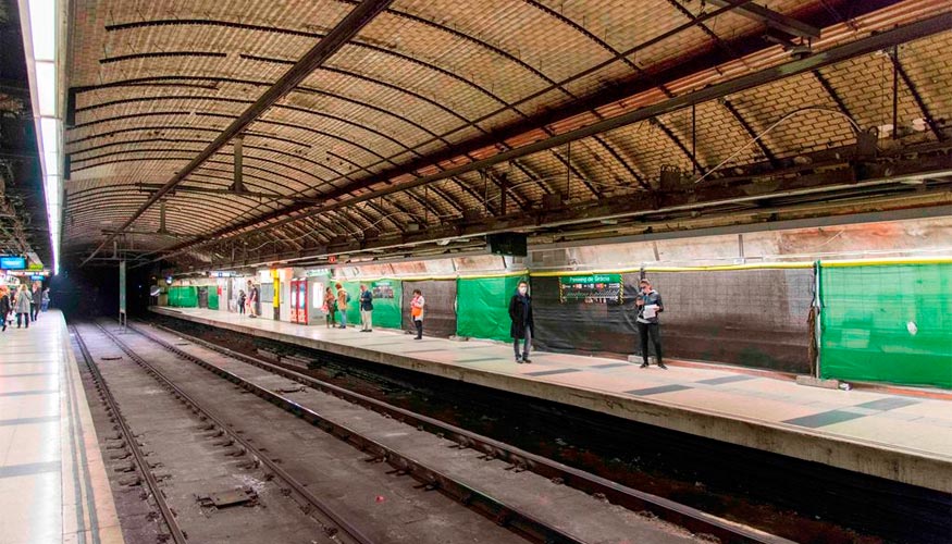 La estación de metro de Paseo de Gracia recupera su bóveda de 1924 -  Rehabilitaciones y reformas