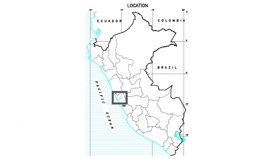Figura 1: Localizacin de la central hidroelctrica Cheves