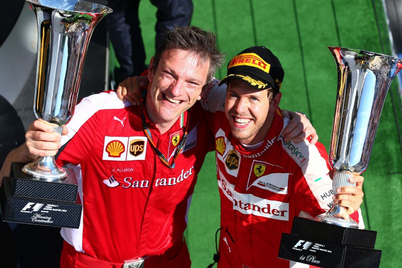 Esta es la segunda victoria lograda por Vettel en esta temporada, la primera en Ferrari del piloto alemn