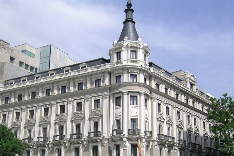 Imagen de la sede de la CNMC en la calle Alcal de Madrid