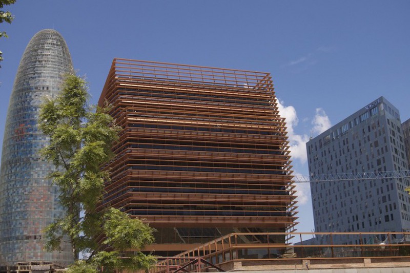 Imagen de la fachada de la sede de la Comisin Nacional de los Mercados y la Competencia (CNMC) en Barcelona