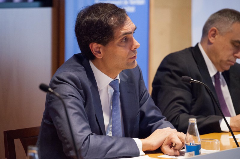 El presidente de la AOGLP, Filipe Henriques, durante la jornada celebrada en Barcelona