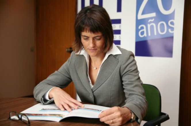 Anna Bes es la presidente de la Unin de Petroleros Independientes (UPI)