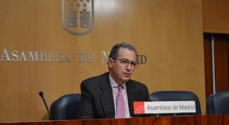 El portavoz del Grupo Popular en la Asamblea de Madrid, Enrique Ossorio