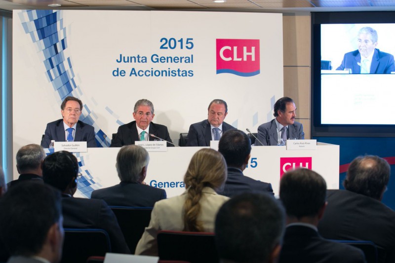 Imagen de la Junta General de Accionistas de CLH celebrada el 29 de junio en la sede de la compaa
