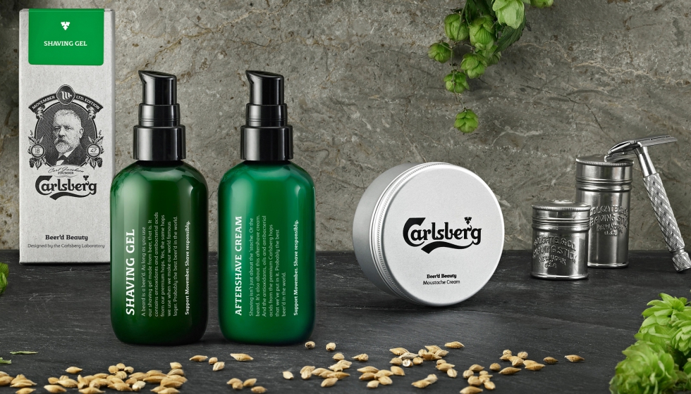 Autnticamente masculino: la gama Carlsberg de productos de belleza. Foto: Carlsberg