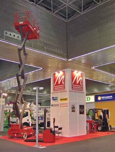 Stand de Maquinza en el Bilbao Exhibition Centre