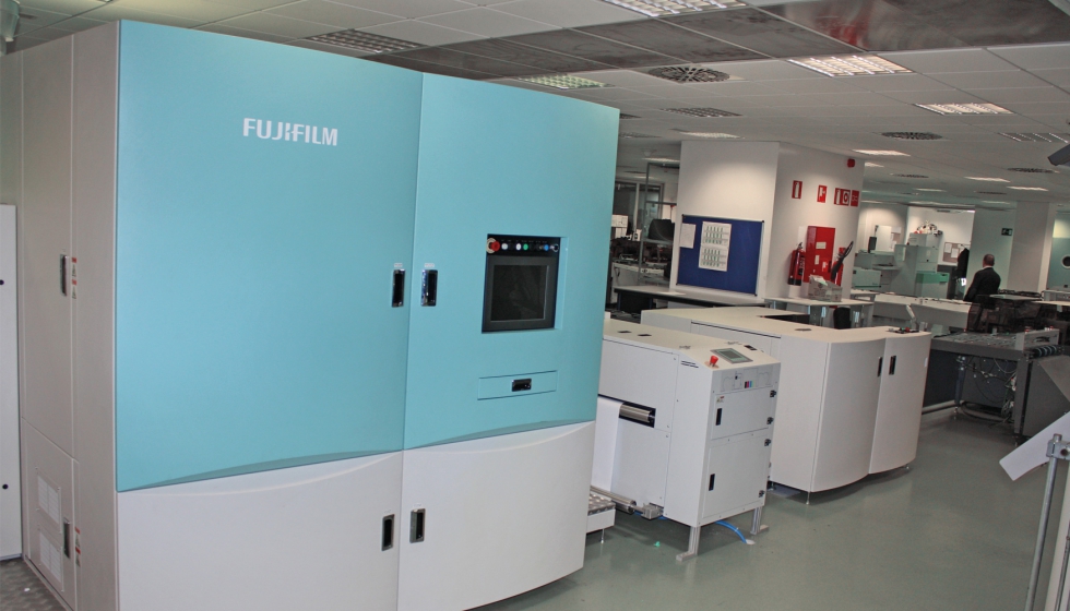 Sistema de impresin digital inkjet en bobina de gama alta, Fujifilm Jet Press 540 W