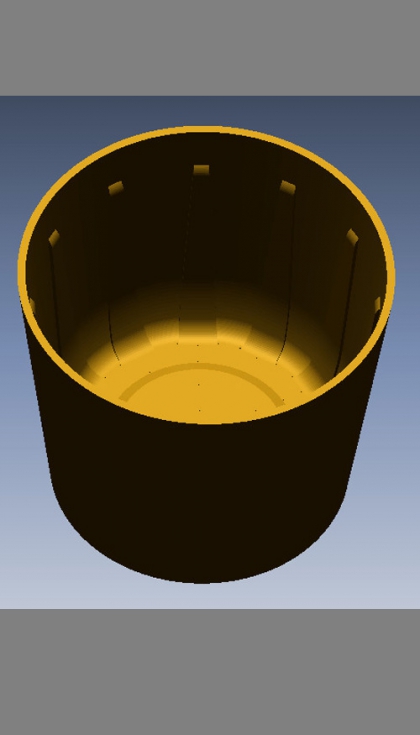 Figura 2: Diseo 2 molde circular de gran formato