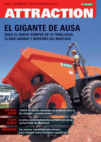 Portada del numero 1 de Attraction de Ausa