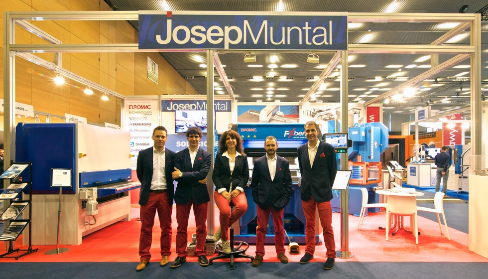 El equipo de Josep Muntal, S.L. durante su participacin en Advanced Factories 2017