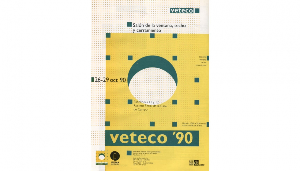 Cartel de la primera edicin de Veteco, Saln del sector del que Asefave fue principal impulsor