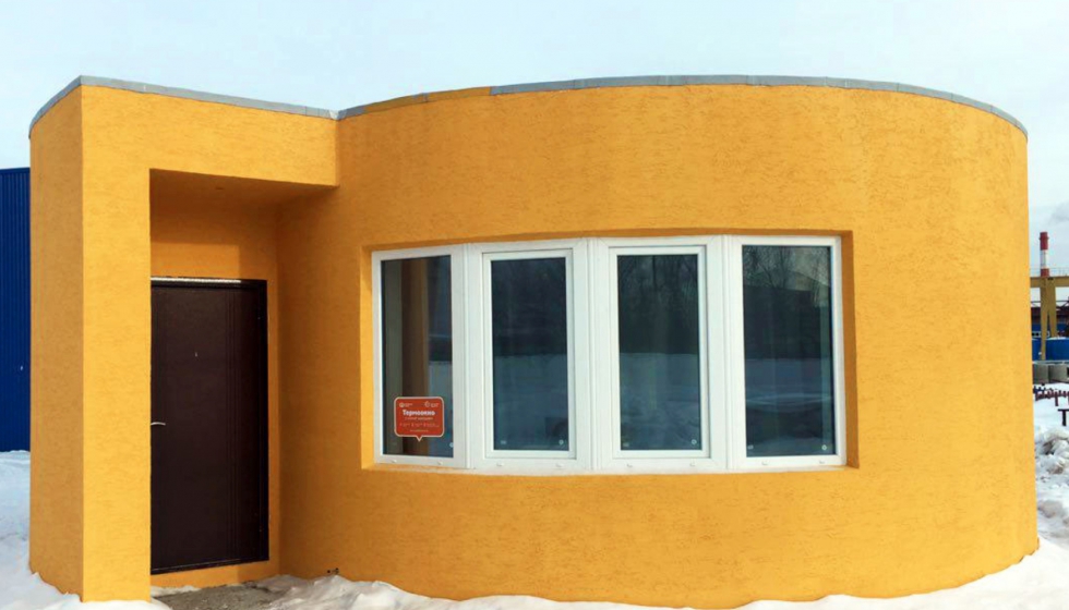 En Rusia se imprimi una casa en su totalidad gracias a una impresora 3D de concreto. La impresin se demor menos de un da...