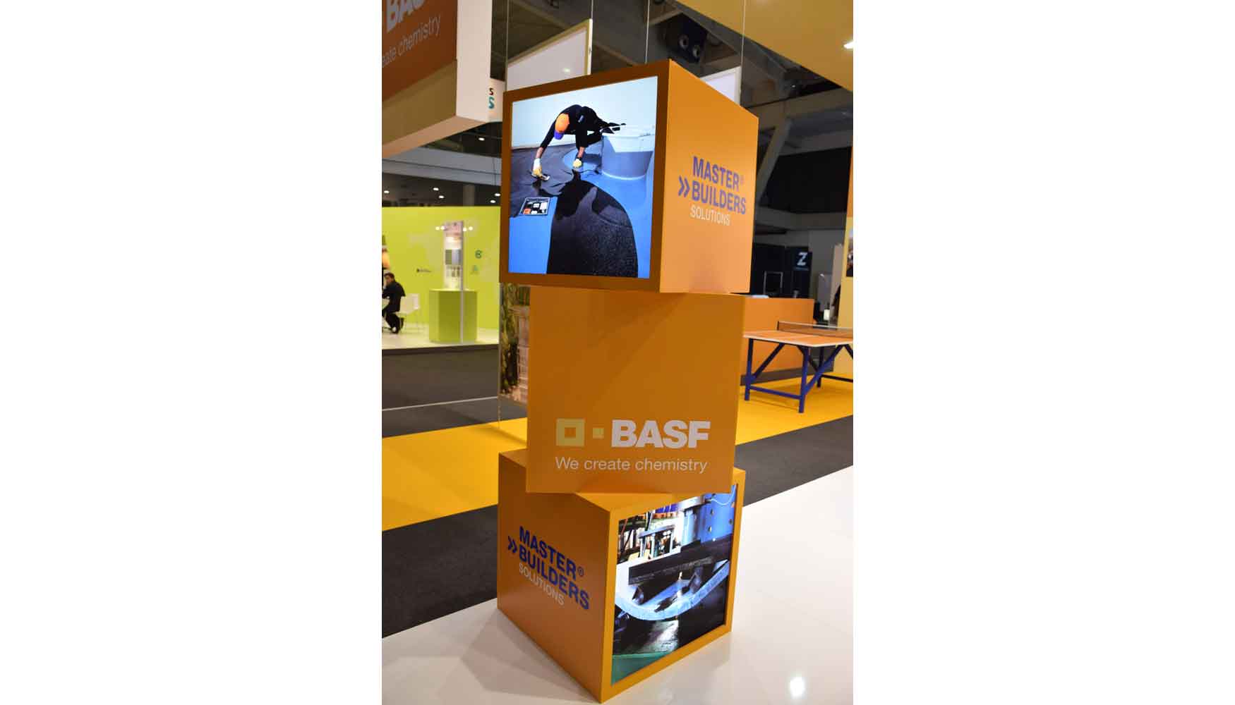 Las innovadoras soluciones para la construccin de la marca Master Builders Solutions de BASF, estarn una vez ms presentes en BBConstrumat...