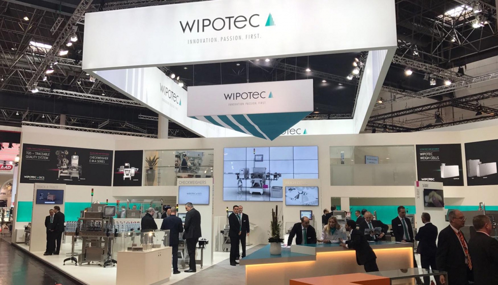 Stand del Grupo Wipotec en Interpack 2017
