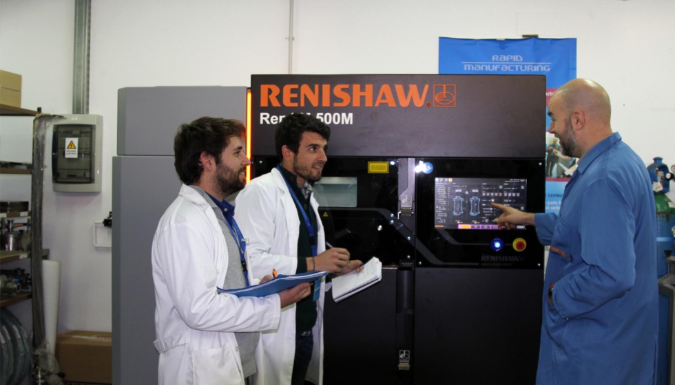 El trabajo de Renishaw se basa en el desarrollo de nuevos materiales ligeros fabricados aditivamente...