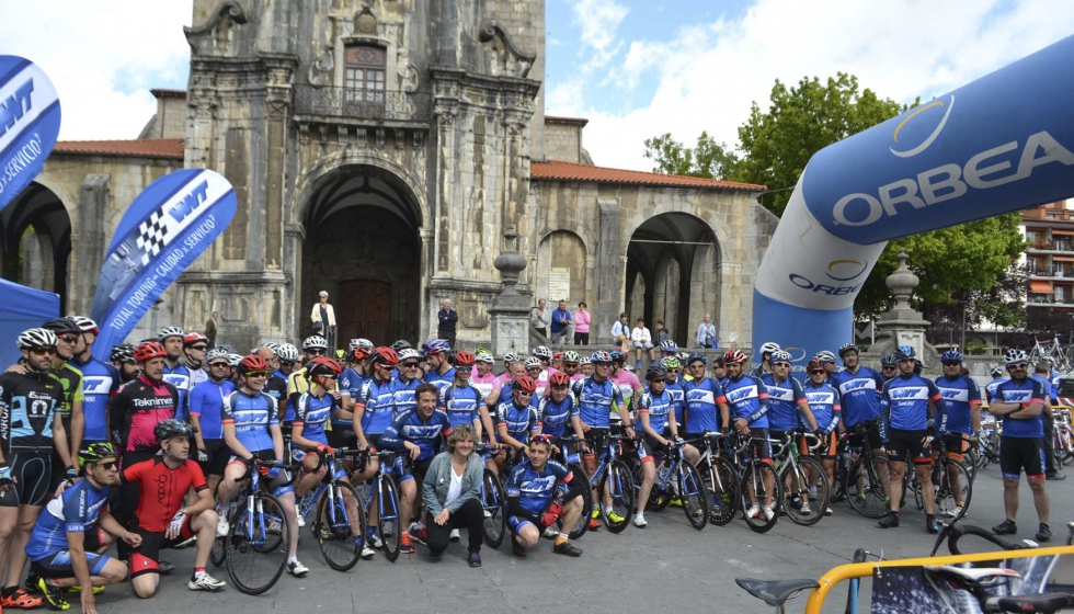 Cerca de 90 personas participaron en la I WNT Total Cycling Andoain-Andoain