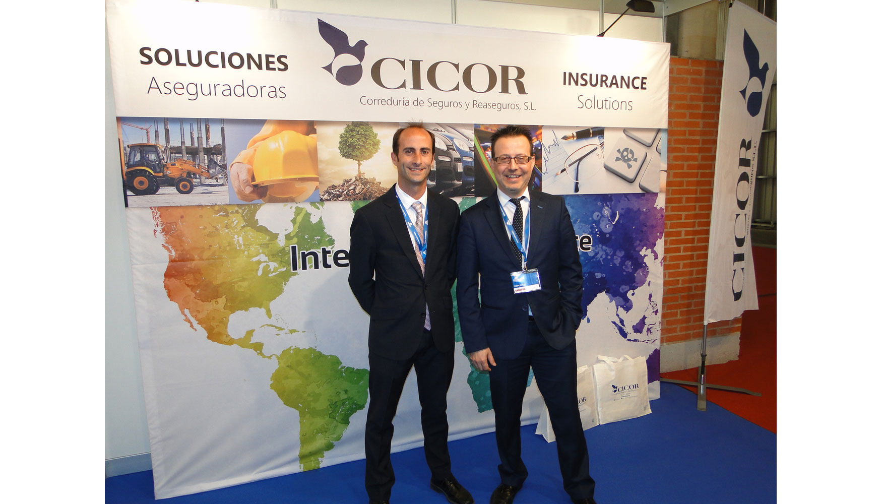 De izquierda a derecha: Jordi Nieto y Jordi Campos, tcnicos-comerciales de Cicor