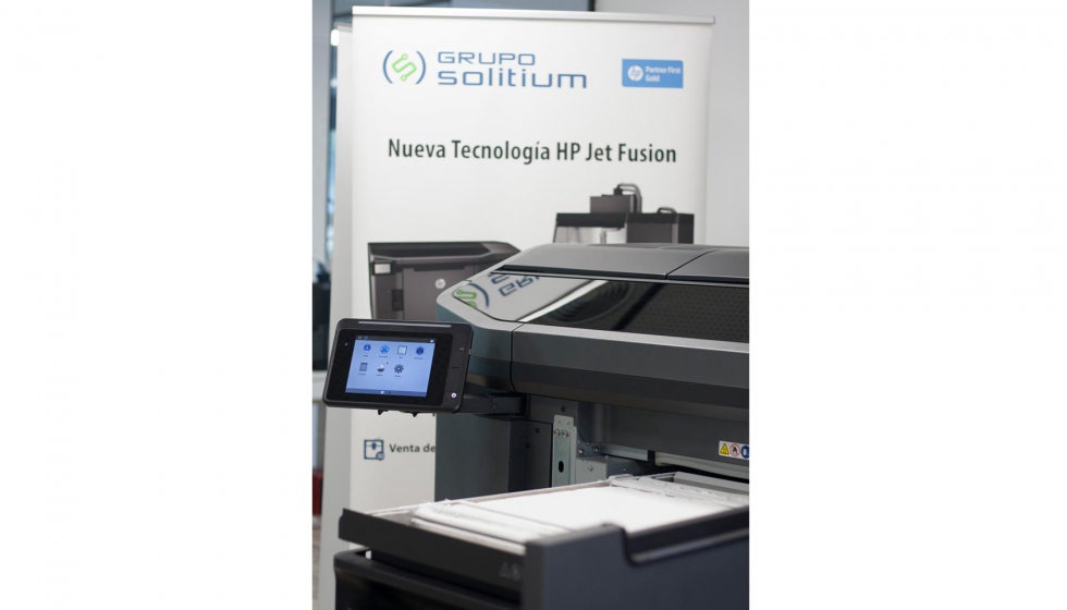 Impresora 3D HP Jet Fusion en las instalaciones del Solitium Innovation Center