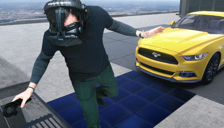 Los vistantes del Hub de Ford en Nueva York podrn ensamblar virtualmente el emblemtico Ford Mustang en la azotea del Empire State Building...