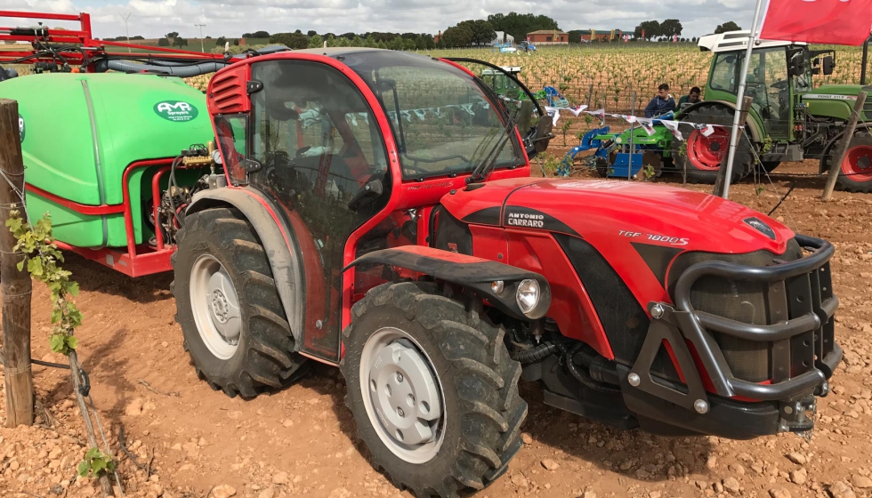 Una de las ltimas novedades de Antonio Carraro: el tractor TGF 7800 Cabina Protector S
