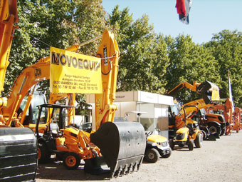 In the last edition of Fira of Sant Miquel, Movoequip explained, among others, two models of JCB...