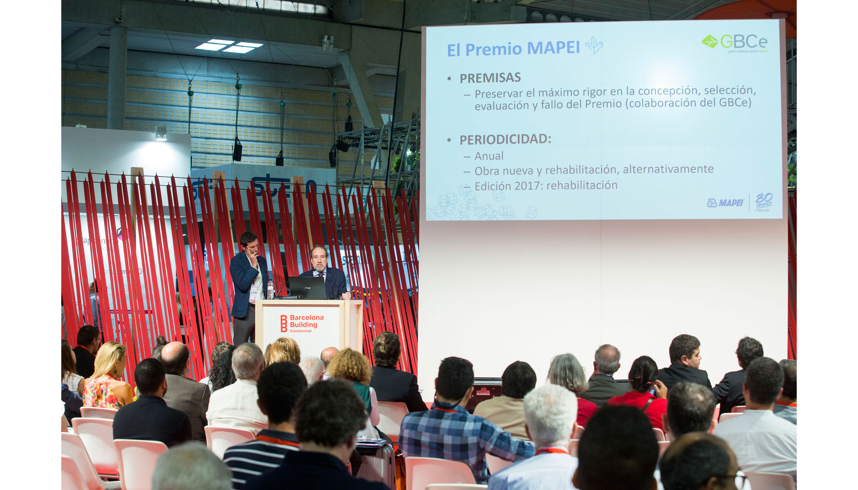 Presentacin de la primera edicin del Premio Mapei a la Edificacin Sostenible