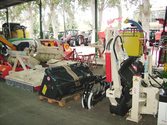 Ventura forest machines presented in the Fira de Sant Miquel a wide range of machinery...
