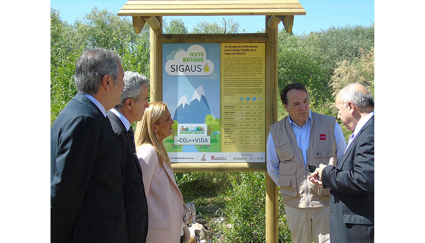 Inauguracin del 'Sexto Bosque Sigaus' en Collado Villalba