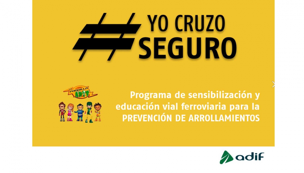 Programa para la Sensibilizacin para la Seguridad Vial Ferroviaria #yocruzoseguro de Adif
