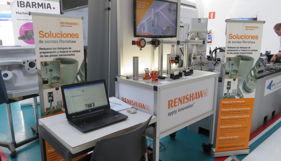 Renishaw tambin cont con su zona de las jornadas