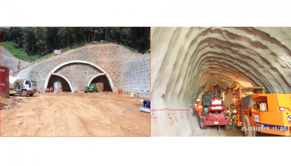 Fotos 15 y 16: Emboquille Oeste. Galer�as laterales