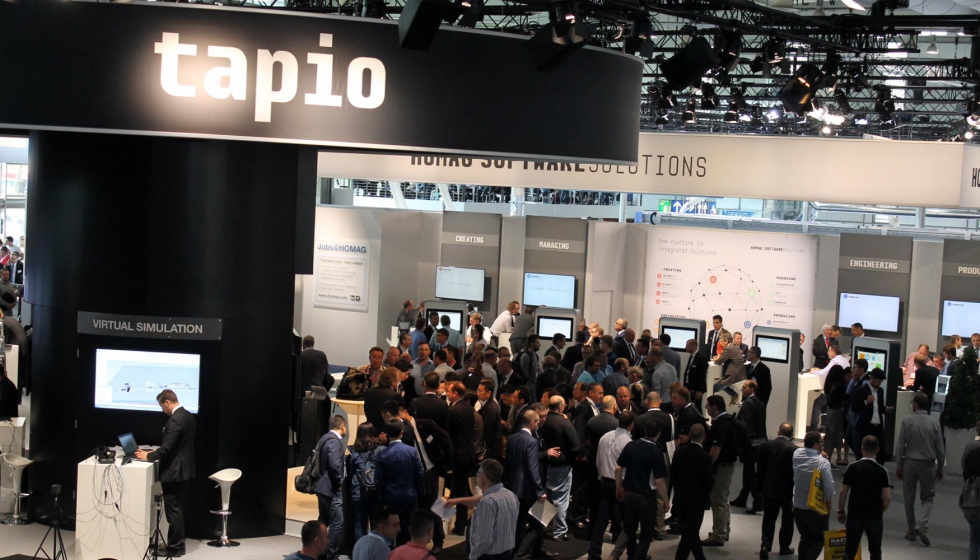 El futuro digital ha comenzado: Los primeros productos TAPIO se pudieron ver y vivir en directo en Ligna 2017...