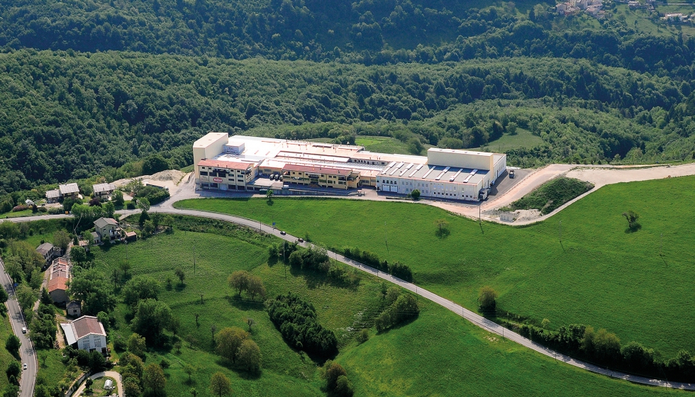 La planta de Bonomi est ubicada en los Prealpes italianos