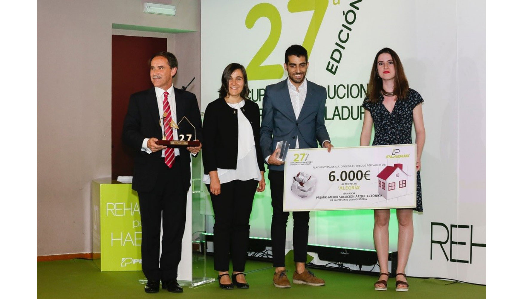 La Politcnica de Madrid se hizo con el primer premio de 6.000, un proyecto llamado Alegra liderado por dos estudiantes madrileos...
