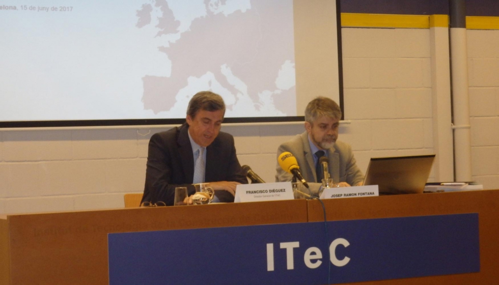 Francisco Diguez y Josep Ramon Fontana, director general y jefe del departamento de mercados, respectivamente, del Itec...