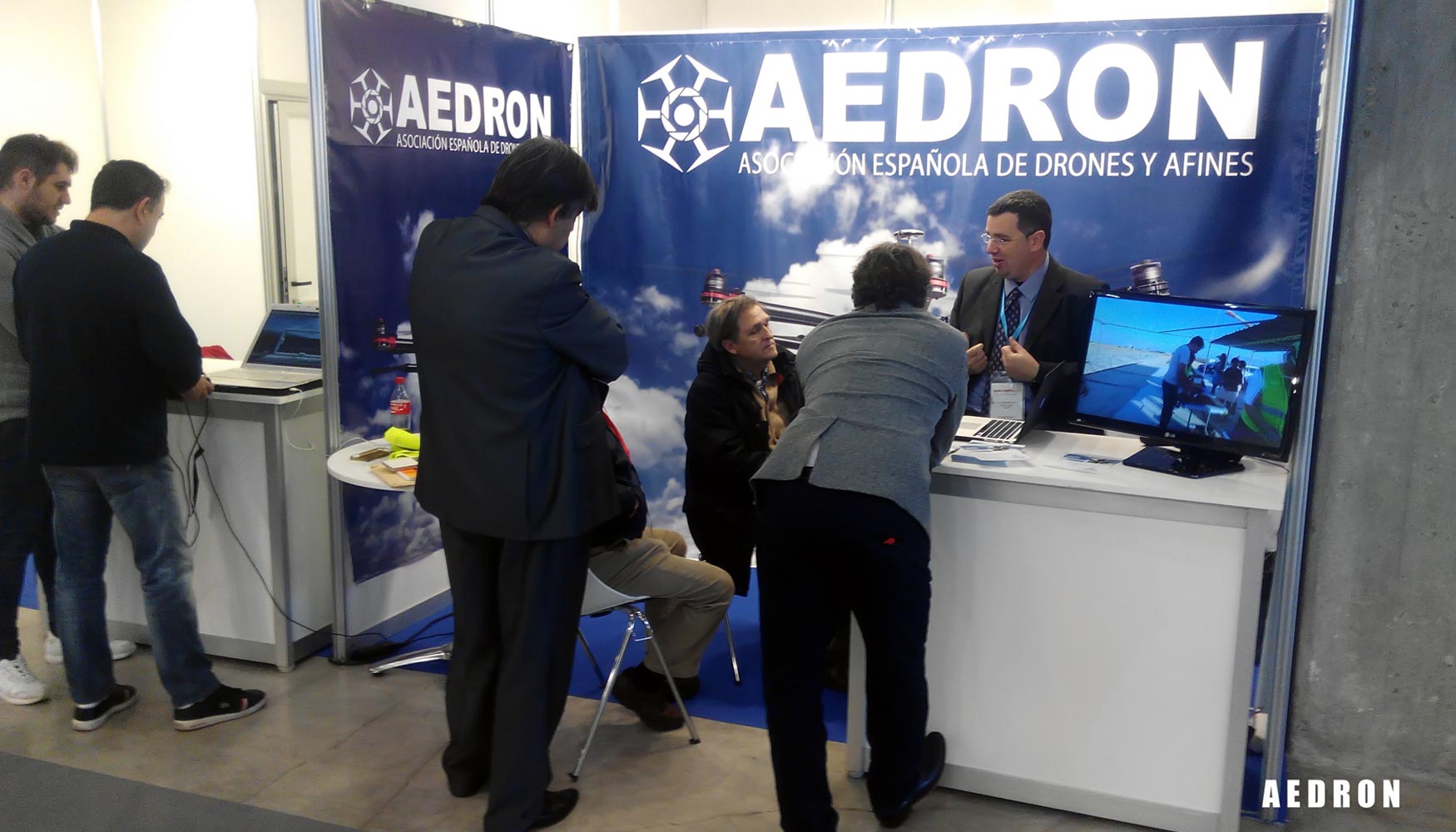 Stand de Aedron en Hi!Drone Technology