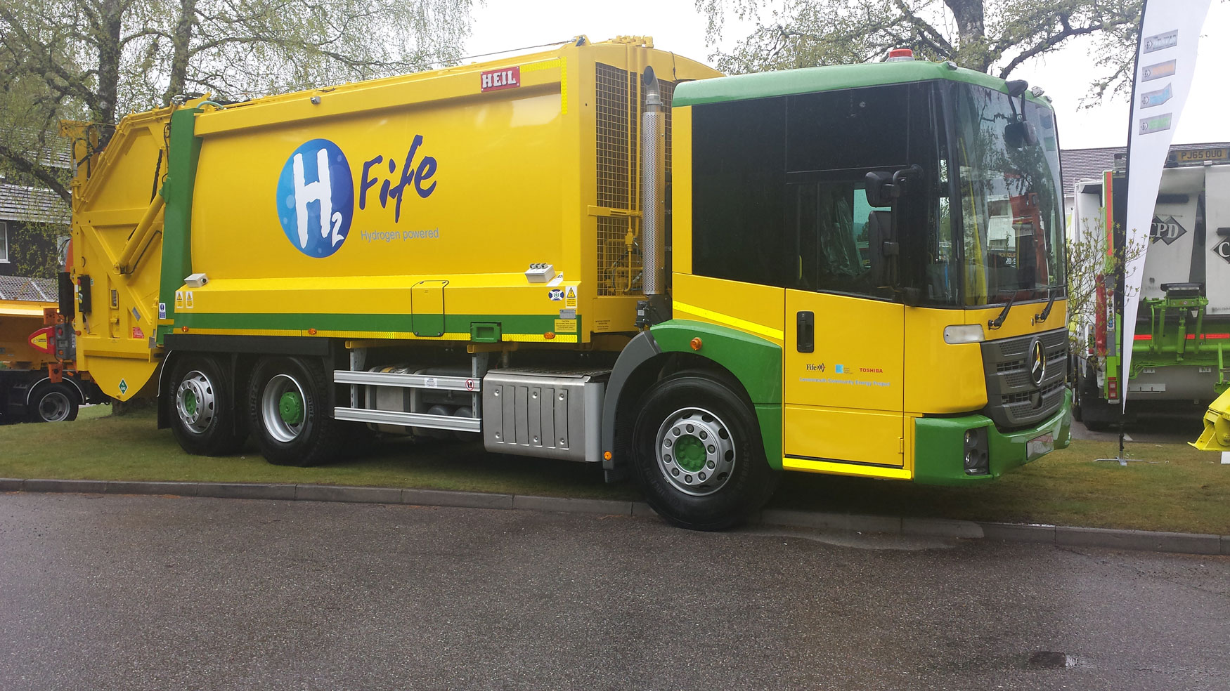 Uno de los nuevos camiones adquiridos por el municipio de Fife