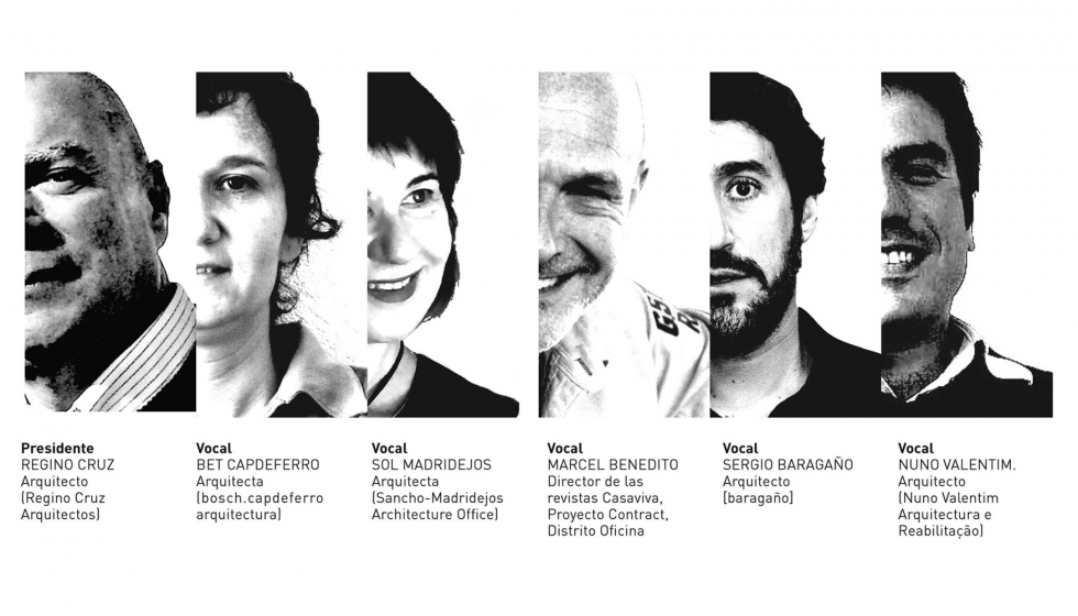 Los seis profesionales que forman parte del jurado del Palmars Architecture Aluminium Technal 2017