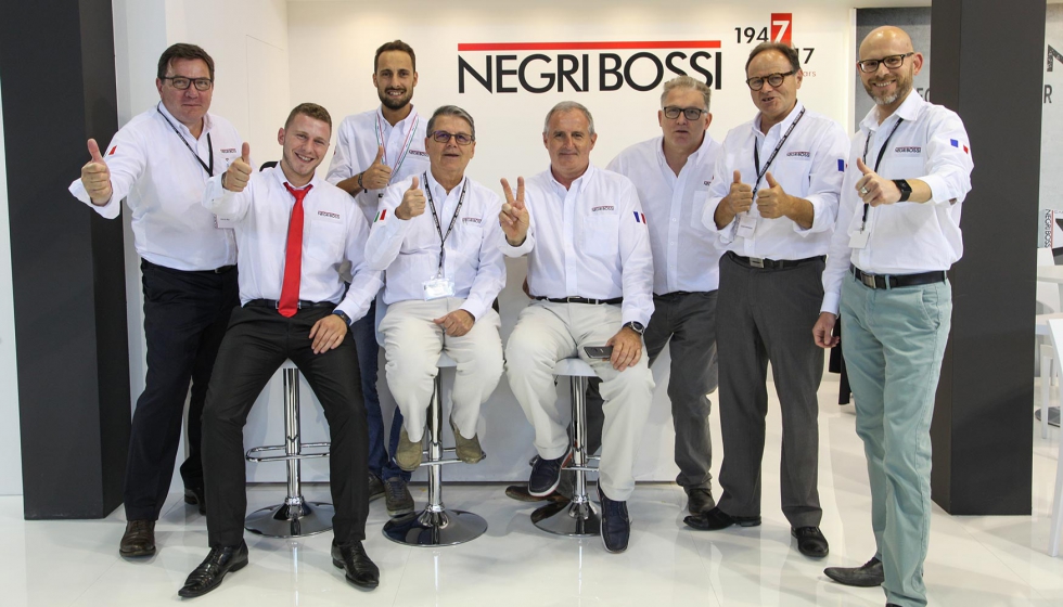 El staff de Negri Bossi acoge a sus visitantes