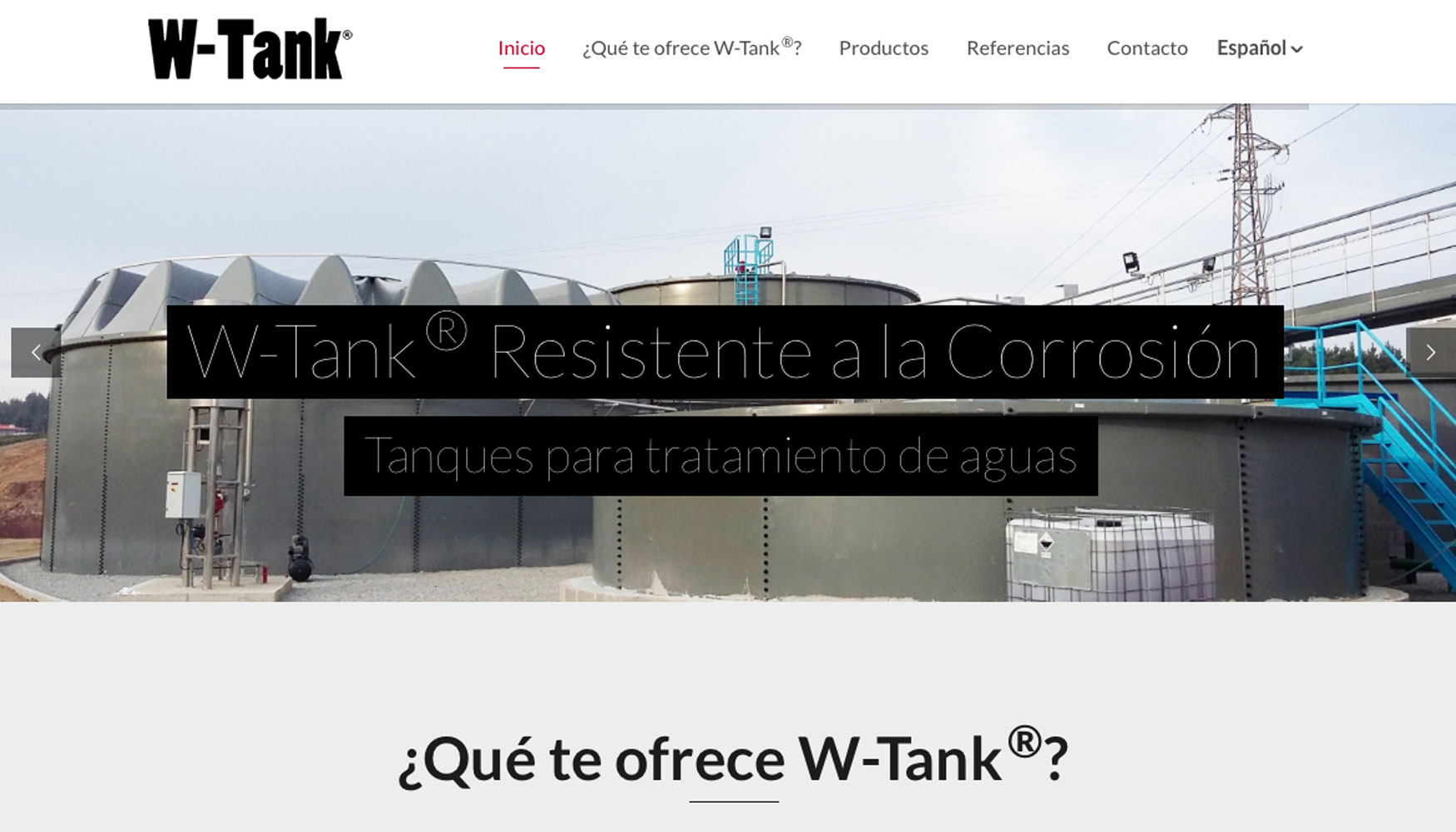 Nueva web de W-Tank