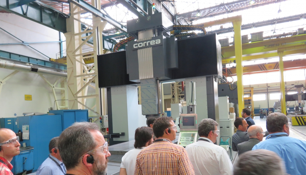 La visita a las instalaciones permiti observar en detalle el proceso de produccin de las mquinas