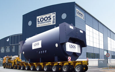La caldera de dos hogares de Loos pesa 74 toneladas