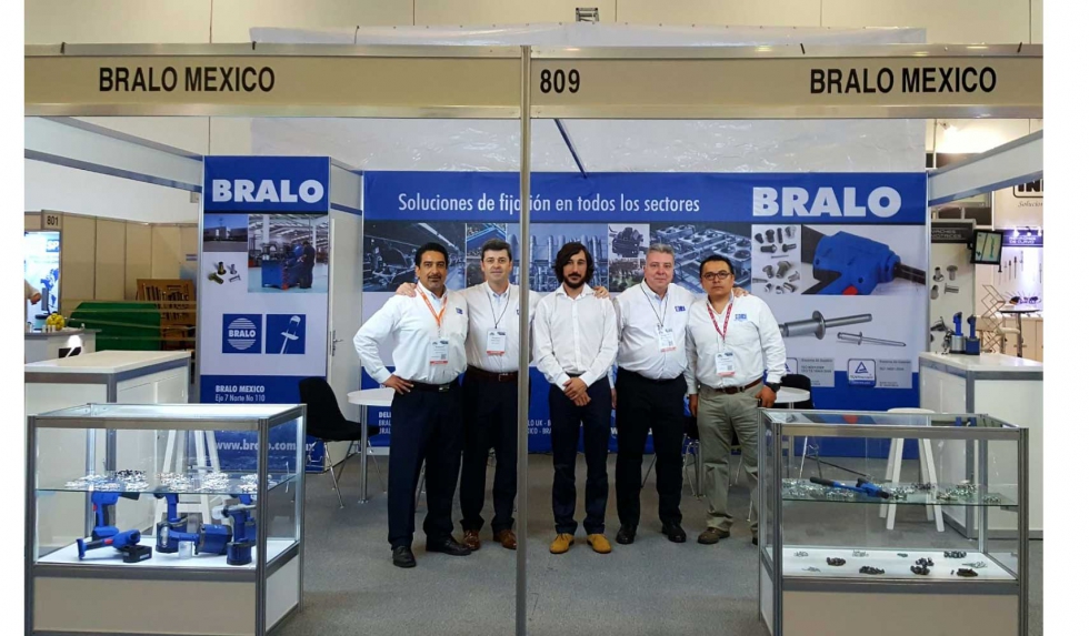 Stand de Bralo Mxico en Fastener Fair Mexico 2017