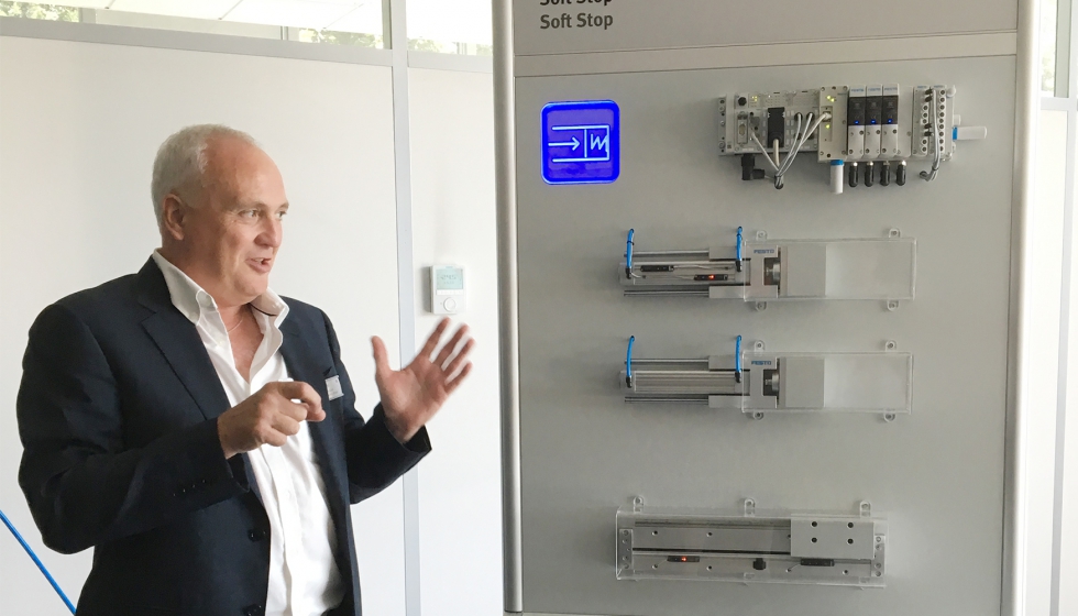 Steve Sands explica las caractersticas de la plataforma Festo Motion Terminal. VER VDEO