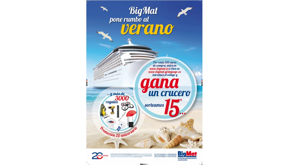 La promocin consta de dos fases, que culminarn con el sorteo de 15 cruceros por el Mediterrneo