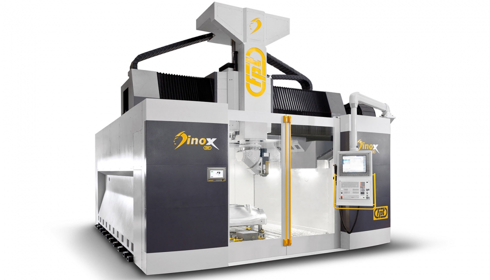 Dinox 350 IAT es un centro de mecanizado tipo puente, de dimensiones compactas pero con una amplia zona de trabajo