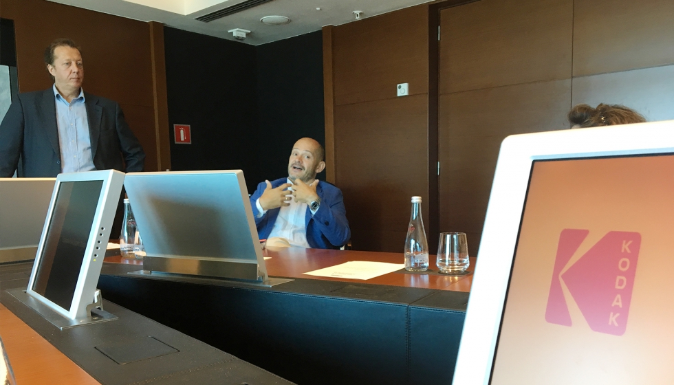 Ren Gentou, Kodak Iberia Business Director, durante su intervencin...