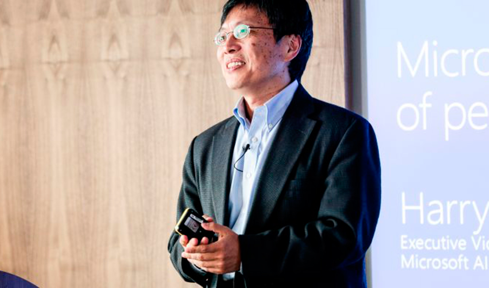 Harry Shum, vicepresidente ejecutivo de la divisin de Investigacin e Inteligencia Artificial de Microsoft Corp