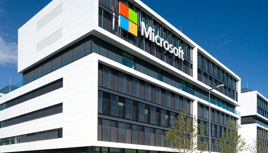 La sede de Microsoft Alemania en Parkstadt Schwabing, al Norte de Mnich...